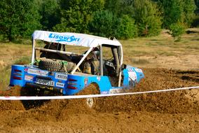 Motor Car in dirt