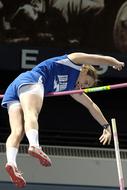 Pole Vaulter Bar jump