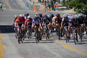 Bike Race on a sunny day