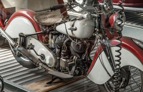 indian retro motorcycle