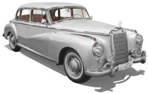 clipart of Mercedes Benz W186