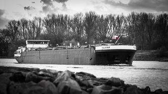 Ship Transport monochrome