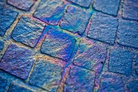 Pavement Cobblestones blue