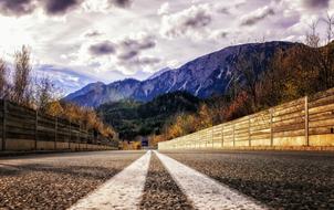 Asphalt Highway landscape