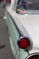 lights of an old Ford