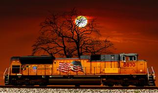 Sunset Train American