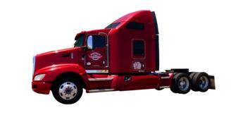 red new American Truck