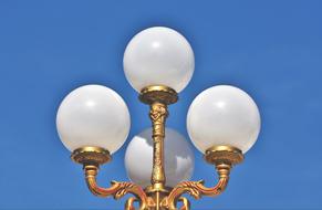 Lighting Street white lamp