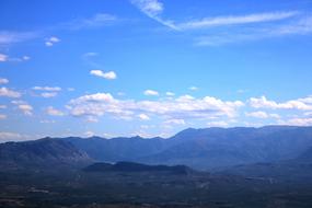 Beautiful landscape with Baeza in the Valley of the Quadalquivir in Spain