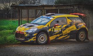 Race Car yellow