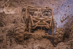 Off Road Jeep brown