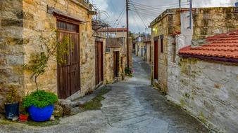 traditional houses in Arsos Village