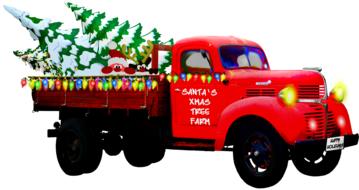 christmas truck pick up