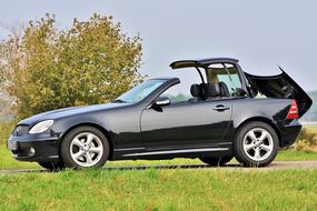 Mercedes Slk Auto among nature