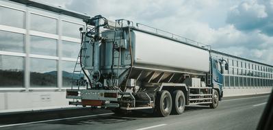 truck on a highway in japan