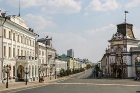 historical center of old city, russia, Kazan