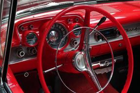 red Chevrolet Dashboard