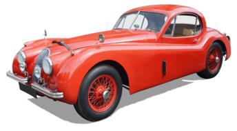 Jaguar Xk 140 Coupe Vintage Car