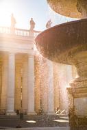 street fountain in Rome