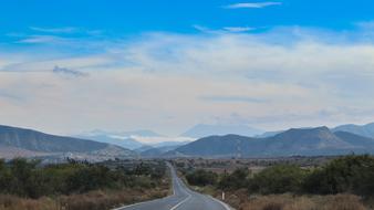 gorgeous Landscape, empty Road in wilderness