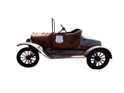retro Car, Transport Vehicle on white