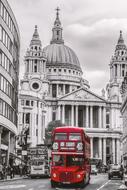 London Bus red drawing