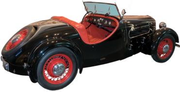 historically Vintage Car drawing