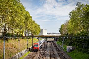 regional train in Zurich, Switzerland