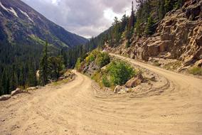 landscape of Road Rocky