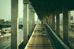 cars on the road in Thailand