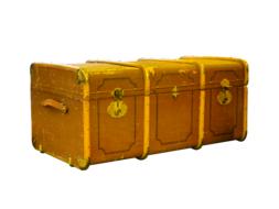 gold Chest Box Luggage