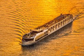 passenger ship on Rhine