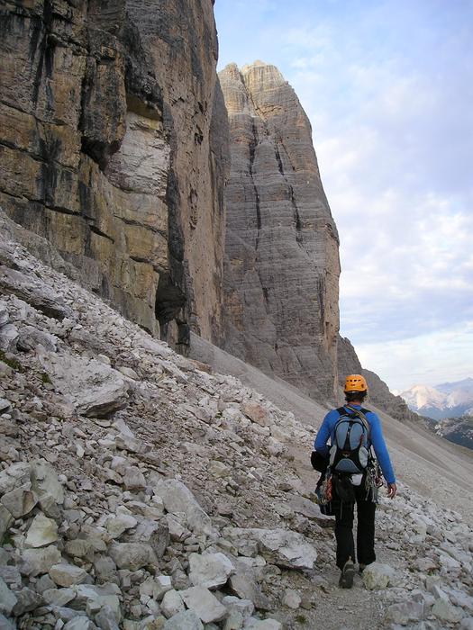 mountaineering in the dolomites