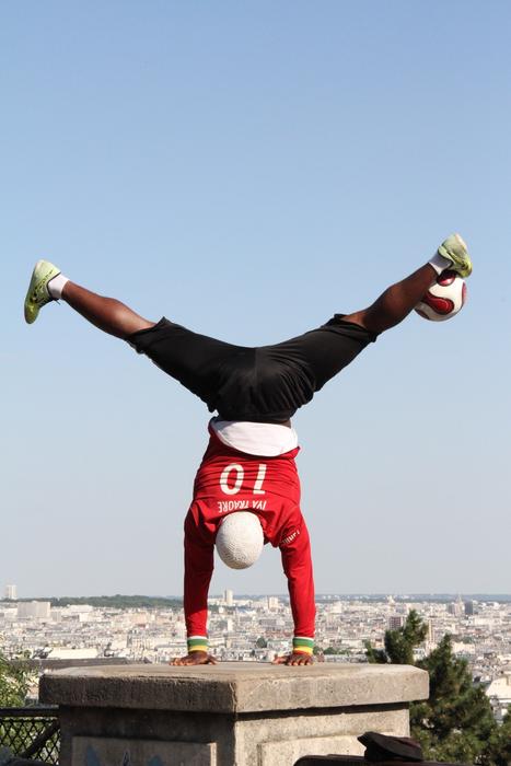 athlete over paris