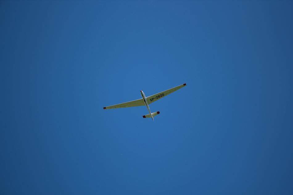 Glider Flight in Sky