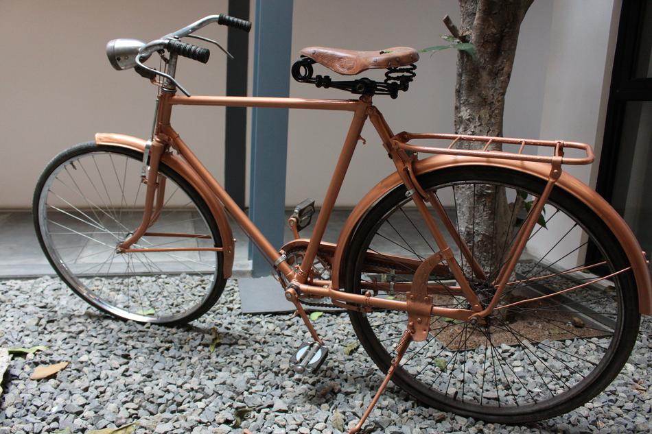 Abstract Vintage Parts bike