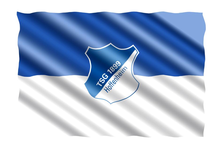 blue and white flag tsg hoffenheim 1899