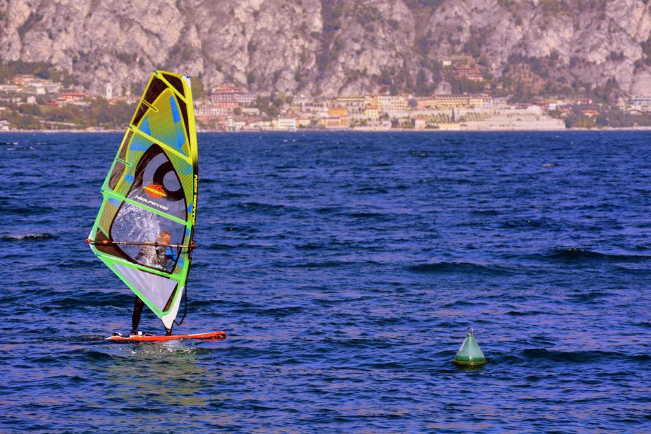 Windsurfing on Vela Lake