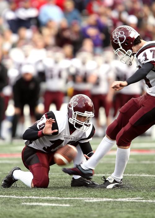 American Football Kicker on game
