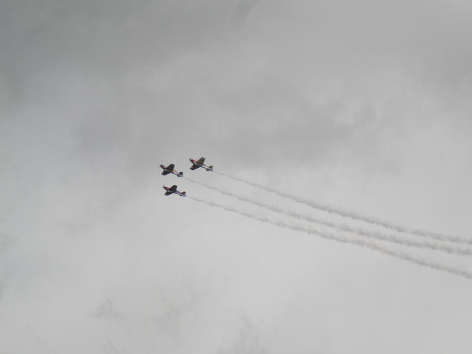aerobatics in the sky