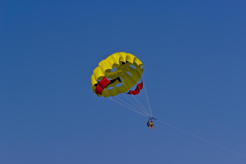 Parasailing or Flying Parachute