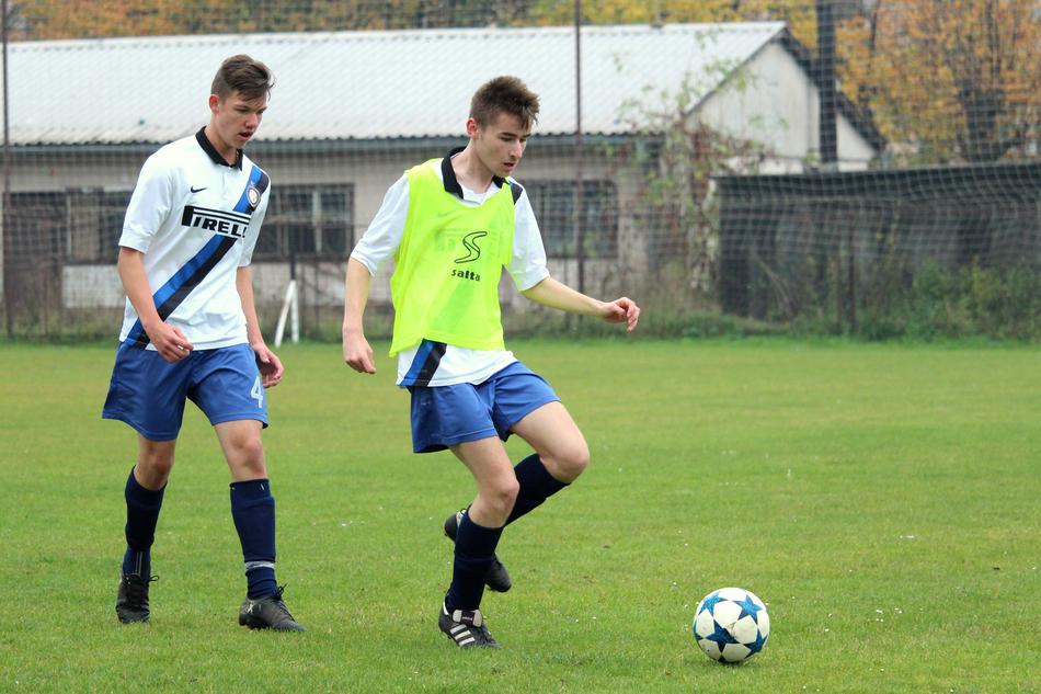 players during a football training session on the field