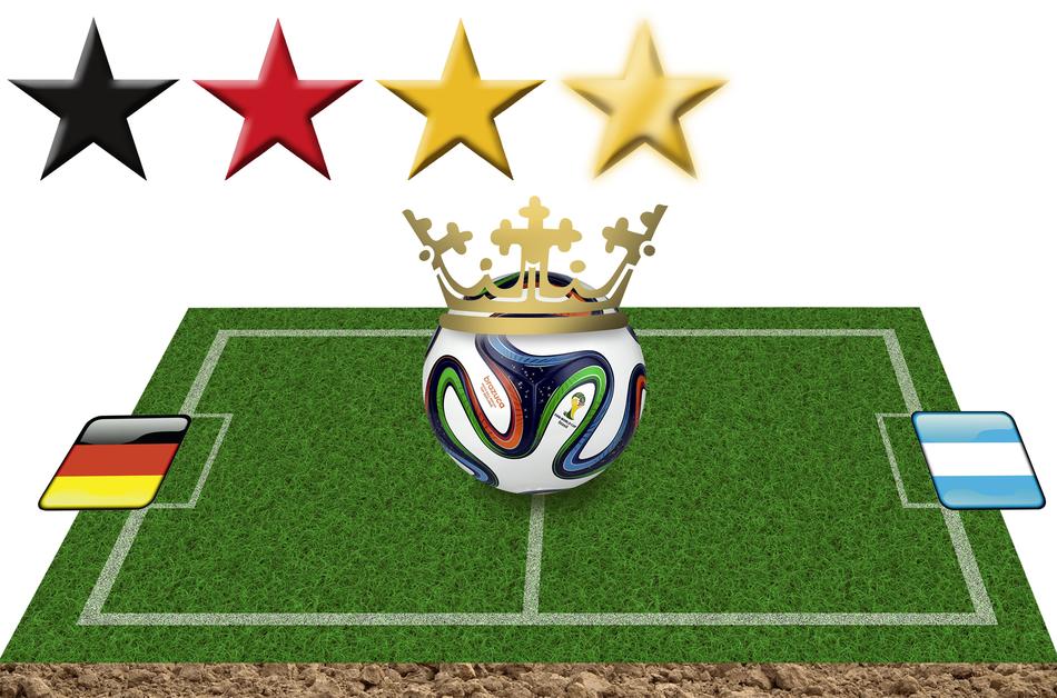 world cup as a colorful illustration
