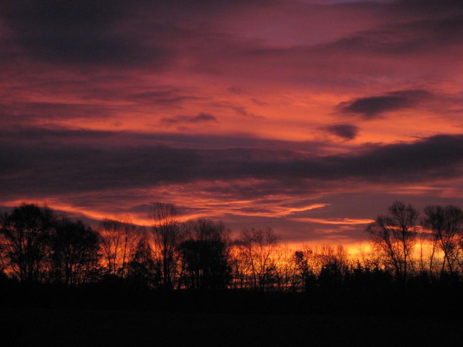 Afterglow Morgenrot Sunrise