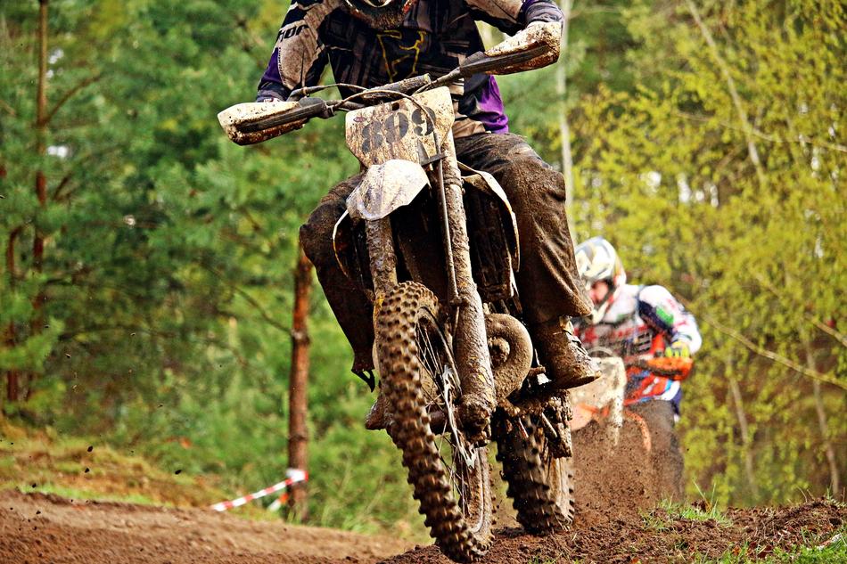 motocross as an action