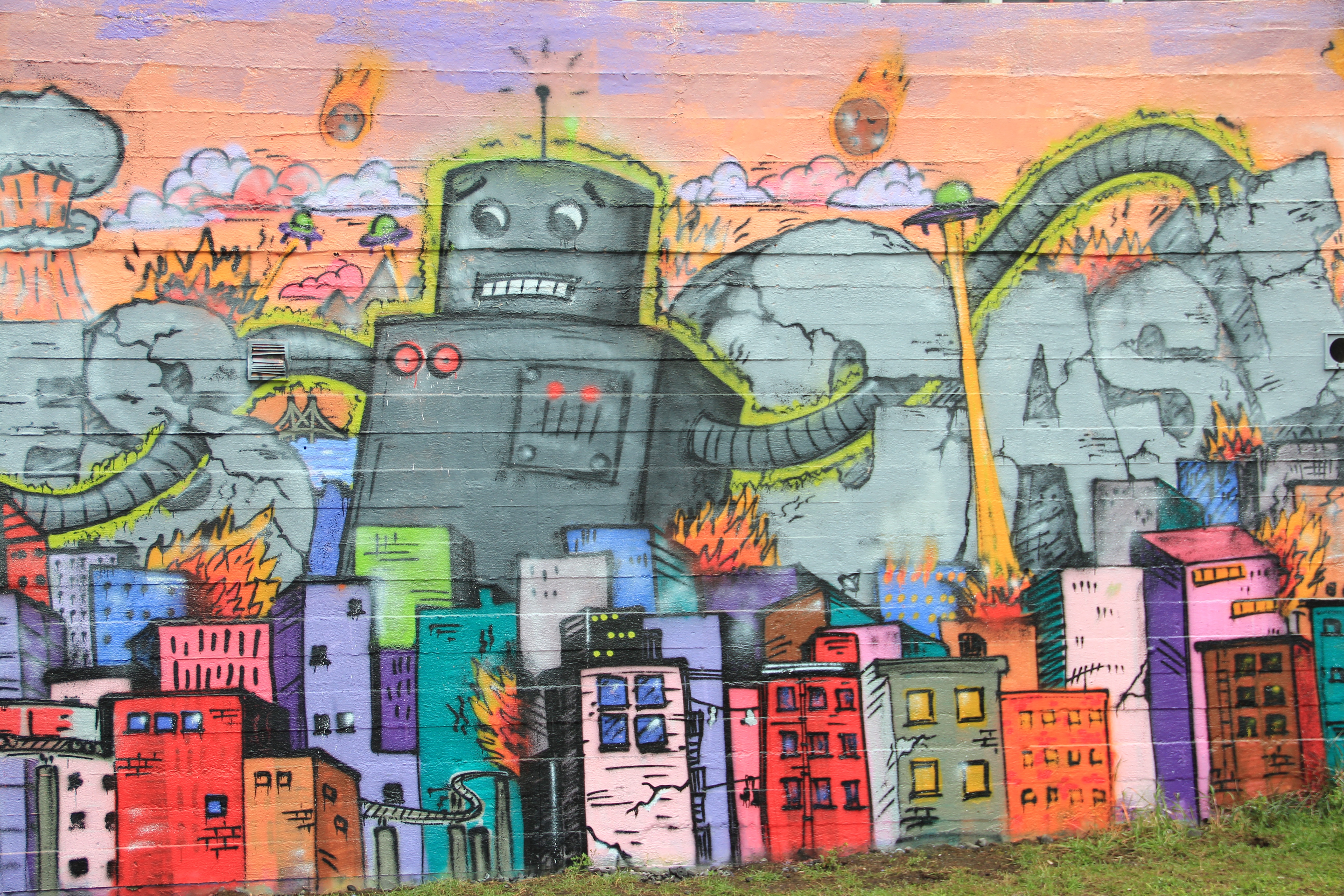 Граффити город