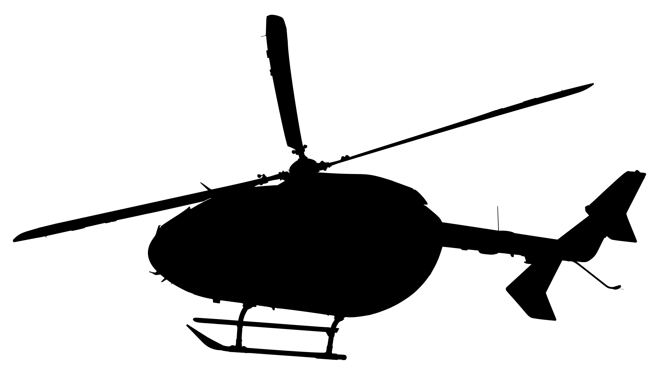 Вертолет силуэт