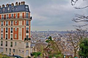 Monmatre district in Paris, France