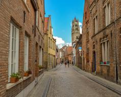 street in Brugge, Belgium