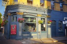 historic pub on a street corner in london